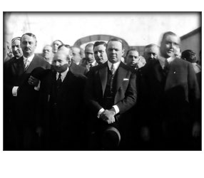Inauguración Palacio Municipal de Bragado 1927 - 
Intendente Bernardo Elizondo y Gobernador Valentín Vergara