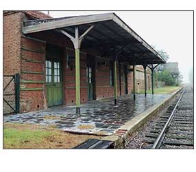 Estación Juan Francisco Ibarra hoy Escuela Agrotécnica